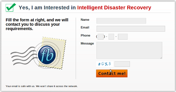 Fill the Form for Intelligent Disaster Recovery